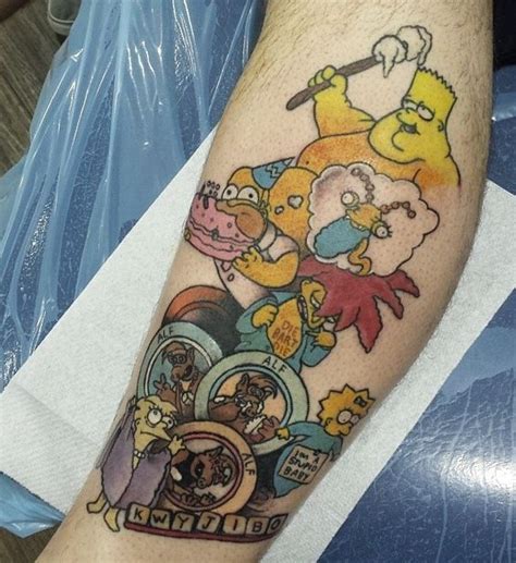 Simpsons Tattoo | Tatuaje de los Simpsons