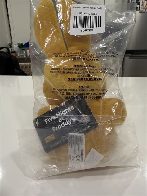 Fnaf Five Nights At Freddys Spring Bonnie Plush Funko Hot Topic Exclusive Nwt Ebay