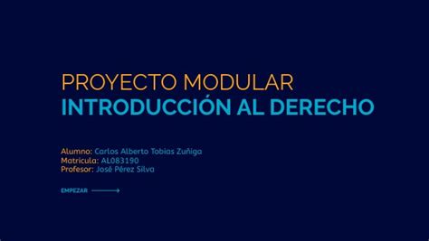 Proyecto Modular Introducción al Derecho