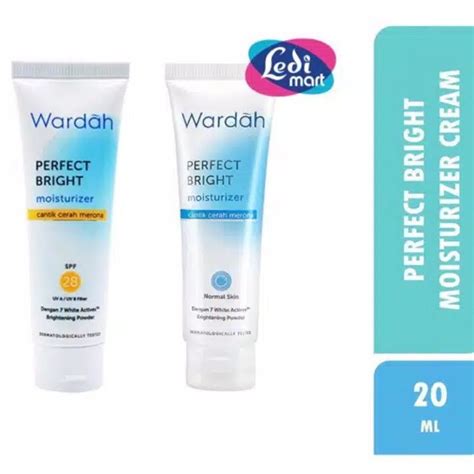 Jual Wardah Perfect Bright Moisturizer Spf Normal Skin Ml Belia