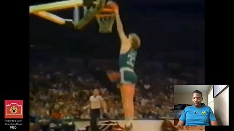 My First Time Watching Larry Bird Left Hand Game YouTube