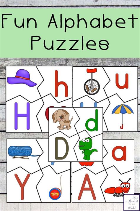 Fun Alphabet Puzzles for Kids