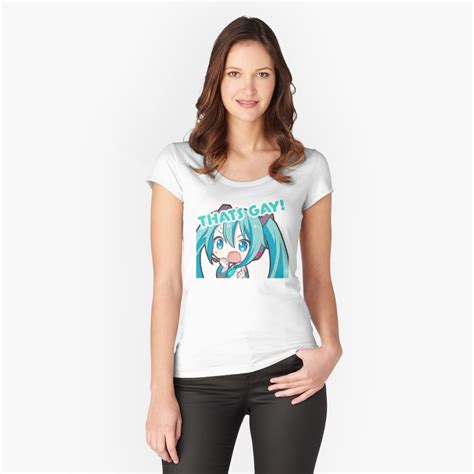 Hatsune Miku Says Thats Gay Sticker For Sale By Spaghetmeatball Redbubble