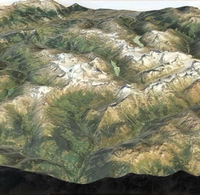 Alabama D Usgs Raised Relief Topography Maps