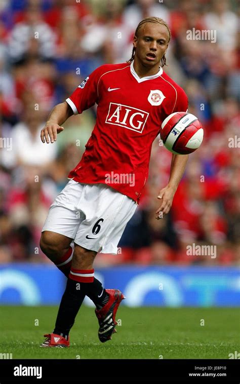 Wes Brown Manchester United Fc Old Trafford Manchester England