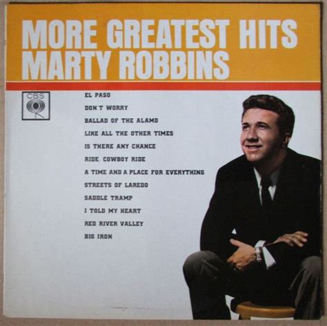 Marty Robbins More Greatest Hits Vinyl Lp At Discogs Marty