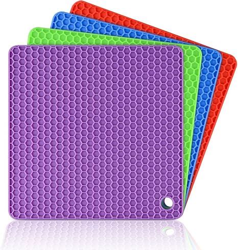 Amazon Caketime Silicone Trivet Mats Hot Pads Spoon Rest Multipurpose Trivet For Hot