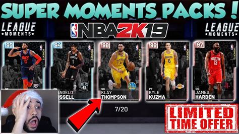 Nba K New Limited Super Moments Pack Opening With So Many Gems