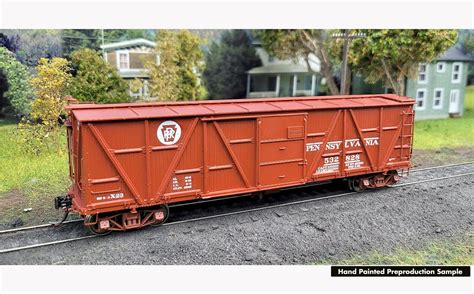 Prr X23 Boxcar Freight Cars Ho Scale Rapido Trains Inc