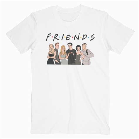 FRIENDS TV Show Cartoon T-shirt