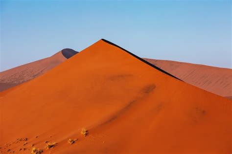 Premium Photo Desert Landscape View Of The Dunes Of Sossusvlei Namibia