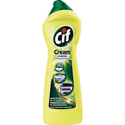 Unilever Uniwersalne Mleczko CIF CREAM Lemon Do Czyszczenia 750ml