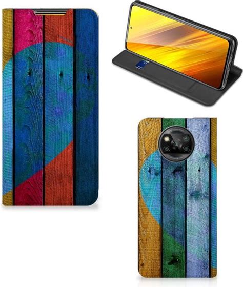 Smartphone Hoesje Xiaomi Poco X3 Poco X3 Pro Mobiel Bookcase Wood