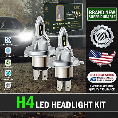 Modigt H Led Headlight Bulbs Hi Low Beam Conversion Kit K