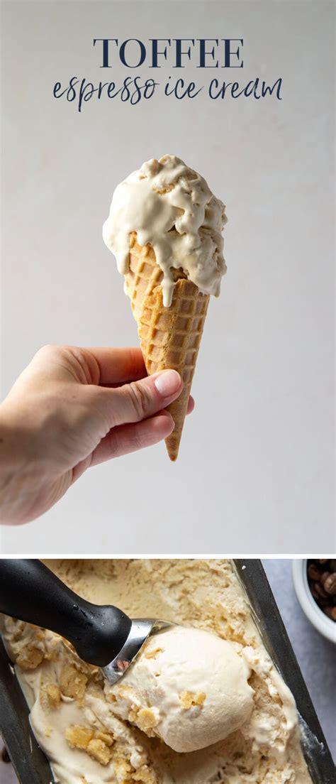 Toffee Espresso Ice Cream