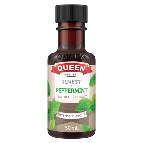 Finest Peppermint Natural Extract 50mL Queen Fine Foods