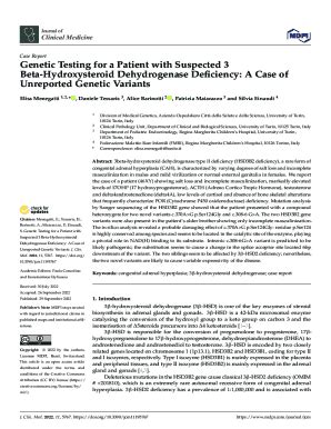 Fillable Online Iris Unito Genetic Testing For A Patient With Suspected