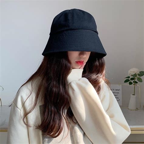 Aesthetic Korean Style Colored Bucket Hat Cosmique Studio