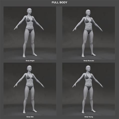 Body Morph Kit For Genesis Female Daz D