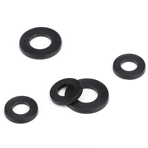 Round Delrin Washer Rubber Insulation Pom Thick Plastic For Roofing