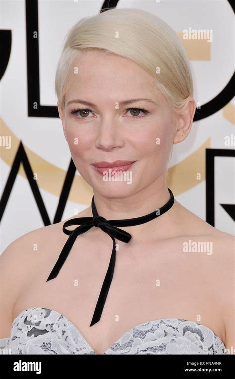 Michelle Williams At The 74th Annual Golden Globe Awards Held At The