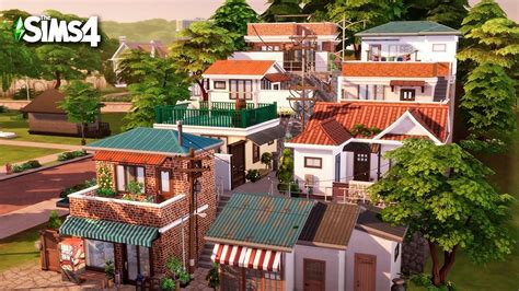 Sims Speed Build Nocc S Korean Hillside Village Youtube