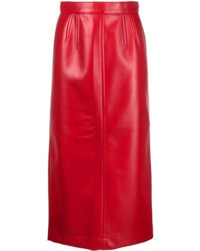 Red Philosophy Di Lorenzo Serafini Skirts For Women Lyst