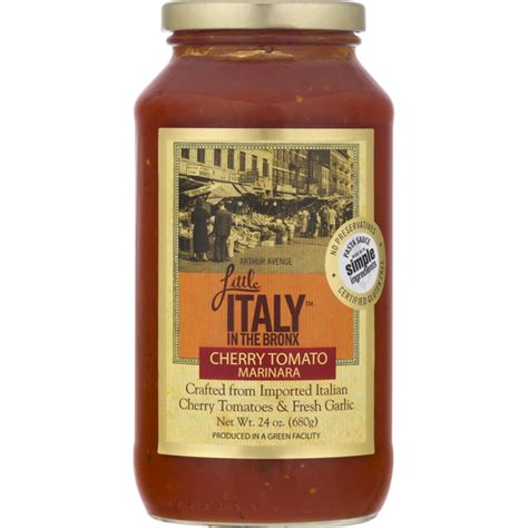 Save on Little Italy in the Bronx Cherry Tomato Marinara Pasta Sauce ...