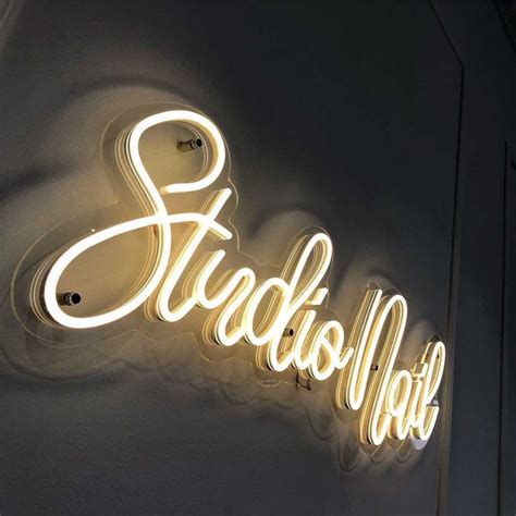 Studio Nail Led Neon Sign, Nail Studio, Beauty Salo Neon Custom, Led ...