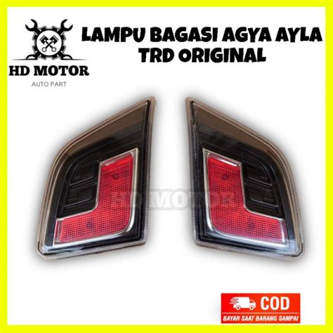 Lampu Bagasi Reflektor Agya Ayla Trd Original 2017 2018 2019 2020 2021