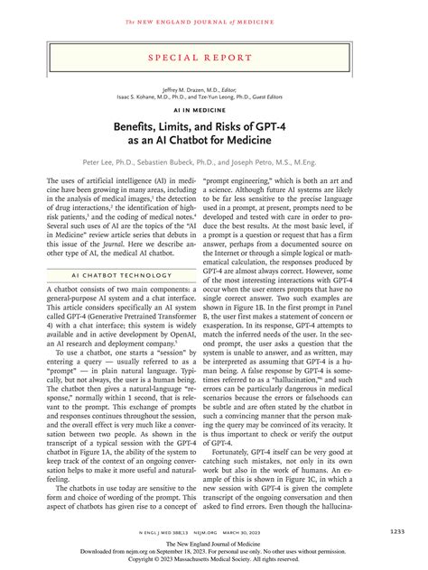 SOLUTION: Benefits limits and risks of gpt 4 as an ai chatbot for