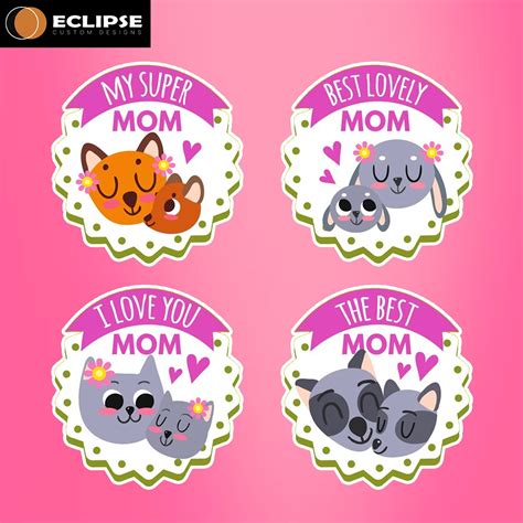 My Super Mom Stickers The Best Mom Stickers Mothers Day Etsy