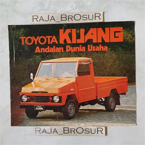 Jual Poster Brosur Katalog Booklet Jadul Lawas Toyota Kijang Buaya KF10