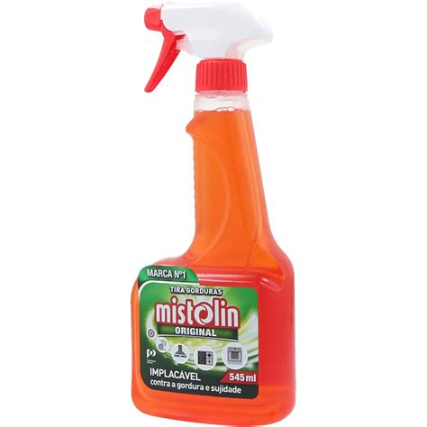 Detergente Tira Gorduras Pistola Mistolin Ml Limpeza