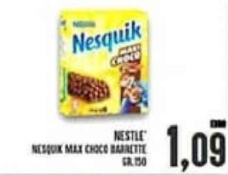 Nestle Nesquik Maxi Choco Barrette Offerta Di Market Pinco