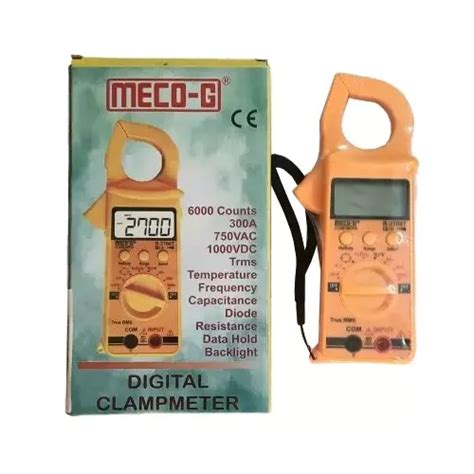 Buy Meco G 3 Digit 6000 Counts LCD Display Digital Clamp Meter R 2700