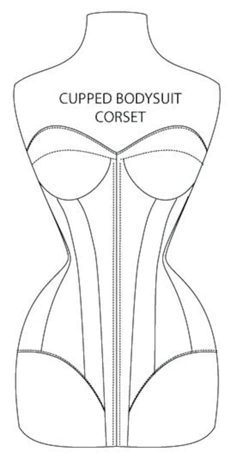 Printable Corset Template