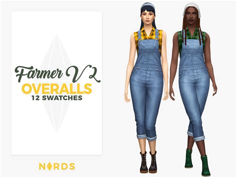 The Sims Resource Farmer Overalls V