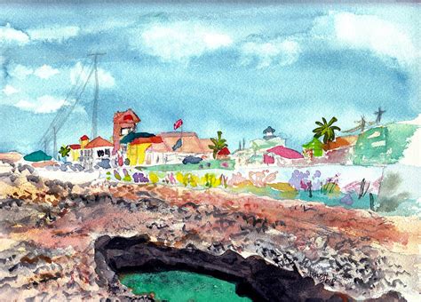 Georgetown Cayman Islands Painting by Donna Walsh - Fine Art America