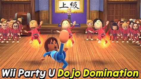 Wii Party U Dojo Domination gameplay Advanced Difficulty 도장깨기 Wii