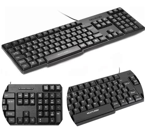 Teclado B Sico Slim Preto Conector Ps Multilaser Tc Mercadolivre