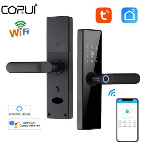 Corui Tuya Wifi Fechadura Eletr Nica Inteligente Da Porta Impress O