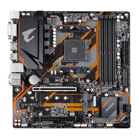 Mainboard เมนบอร์ด Am4 Gigabyte B450m Aorus Elite