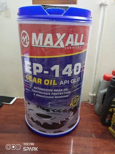 MAXALL Ep 140 Gear Oil Packaging Size Bucket Of 26 Litre At Rs 2750