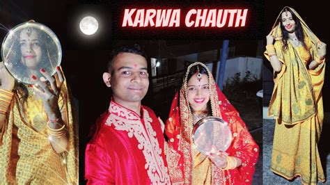 Karwa Chauth Vlog 2022 Special Look In Bihari Sari करवा चौथ Karwa