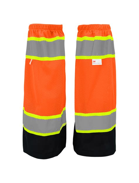 Frogwear Hv High Visibility Mesh Polyester Gaiters Class E