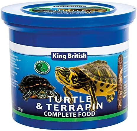 King British Alimento Para Tortugas Y Tortugas 200 G Paquete De 1