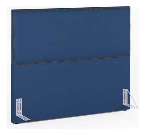 Cabeceira Box Casal King Tachas Cm Vicenza Suede Azul