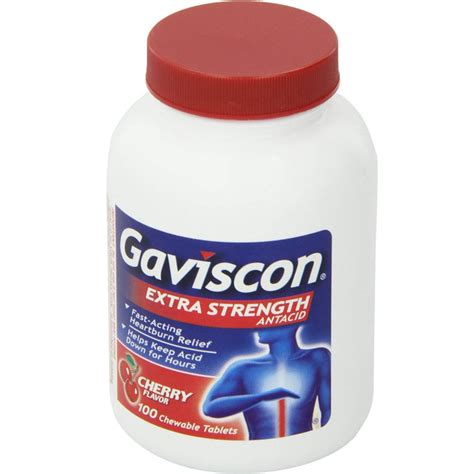 Gaviscon Extra Strength Chewable Antacid Tablets — Kingdom States