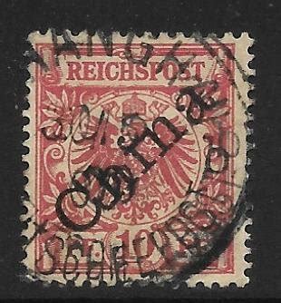 Offices In China Scott 3a 10pf Carmine F VF Used Europe